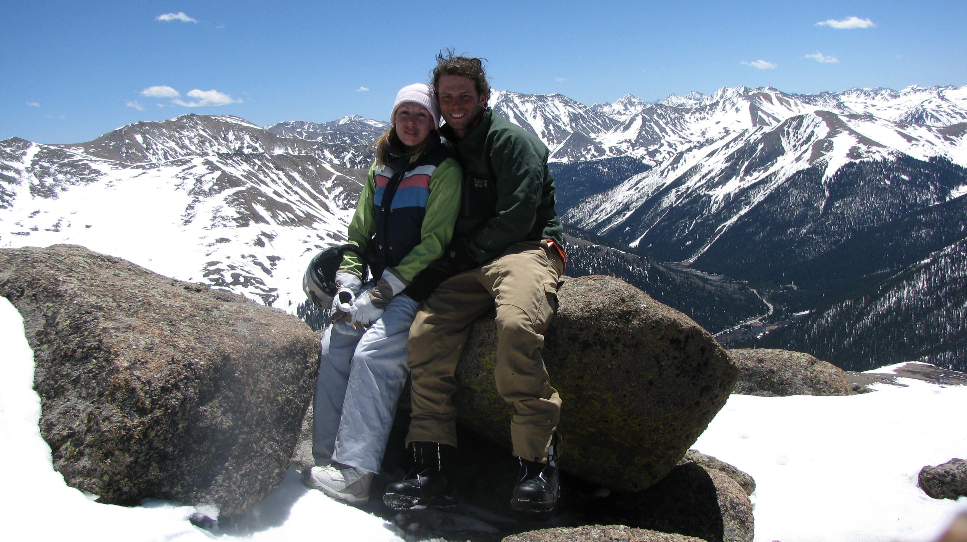Vanessa and I on top of Blarney Peak